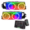 1991-1996 Chevrolet Caprice Pre-Assembled Halo Headlights with 2.0 Controller.