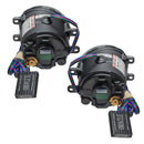 Rear view of 2012-2015 Toyota Tacoma Pre-Assembled Halo Fog Lights