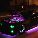 Black Corvette with multiple ORACLE Lighting products installed.