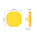 X-PRO Series | 3 Inch 84W LED Combo Pod Light Off Road Lights with White DRL&Amber Turn Signal Light
