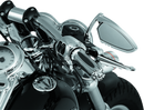Kuryakyn Replacement Zombie Grip Emblems With Throttle Boss Chrome