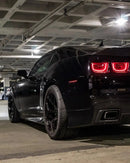 Rear view of a Chevrolet Camaro with Afterburner 2.0 Tail Light halos installed.