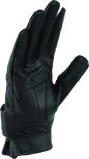 River Road Tucson Leather Perforated Gloves Black - Small