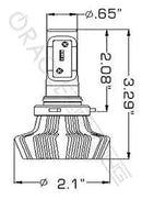 ORACLE Lighting 2003-2009 Toyota 4Runner 9006 4,000+ Lumen LED Fog Light bulb kit