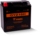 Yuasa GYZ16H High Performance Maintenance Free AGM 12-Volt Battery