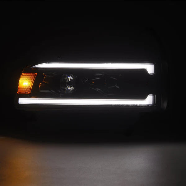 AlphaRex 94-01 Dodge Ram LUXX LED Headlights Chrome