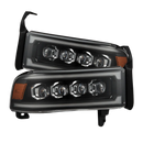 AlphaRex 94-01 Dodge Ram 1500/94-02 Ram 2500/3500 NOVA-Series LED Headlights Black