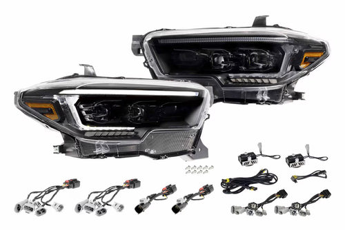 Morimoto XB Evo Hybrid LED Headlights | 2016-2023 Toyota Tacoma (White DRL / Pair)