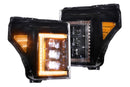 Morimoto Ford Super Duty (11-16) XB LED Headlights - Amber DRL