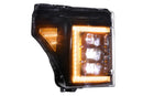 Morimoto Ford Super Duty (11-16) XB LED Headlights - Amber DRL