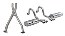 CORSA 97-04 Corvette C5 Sport 2.5 Cat-Back Exhaust System 4in Twin Tips