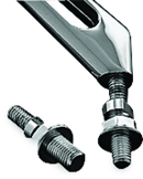 Kuryakyn Mirror Adapter Metric Chrome