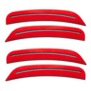 2015-2023 Dodge Charger Concept SMD Sidemarker Set with bright red paint and clear lenses.