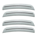 2015-2023 Dodge Charger Concept SMD Sidemarker Set with silver metallic paint and clear lenses.