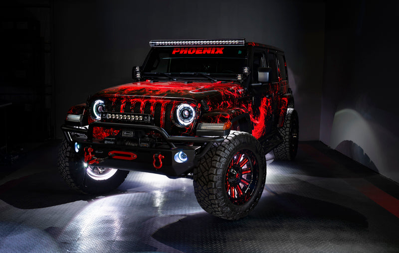 Oracle Jeep Wrangler JL/JT Sport High Performance W LED Fog Lights - w/o Controller NO RETURNS