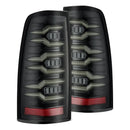 AlphaRex 99-06 Chevrolet Silverado Sierra LUXX-Series LED Tail Lights Alpha-Black