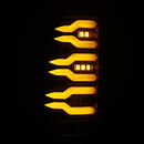 AlphaRex 99-06 Chevrolet Silverado/99-06 GMC Sierra LUXX-Series LED Tail Lights Black Red