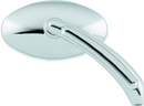 Bikers Choice 65-Up Chrome Oval Mirrors 65-Up Custom Pair