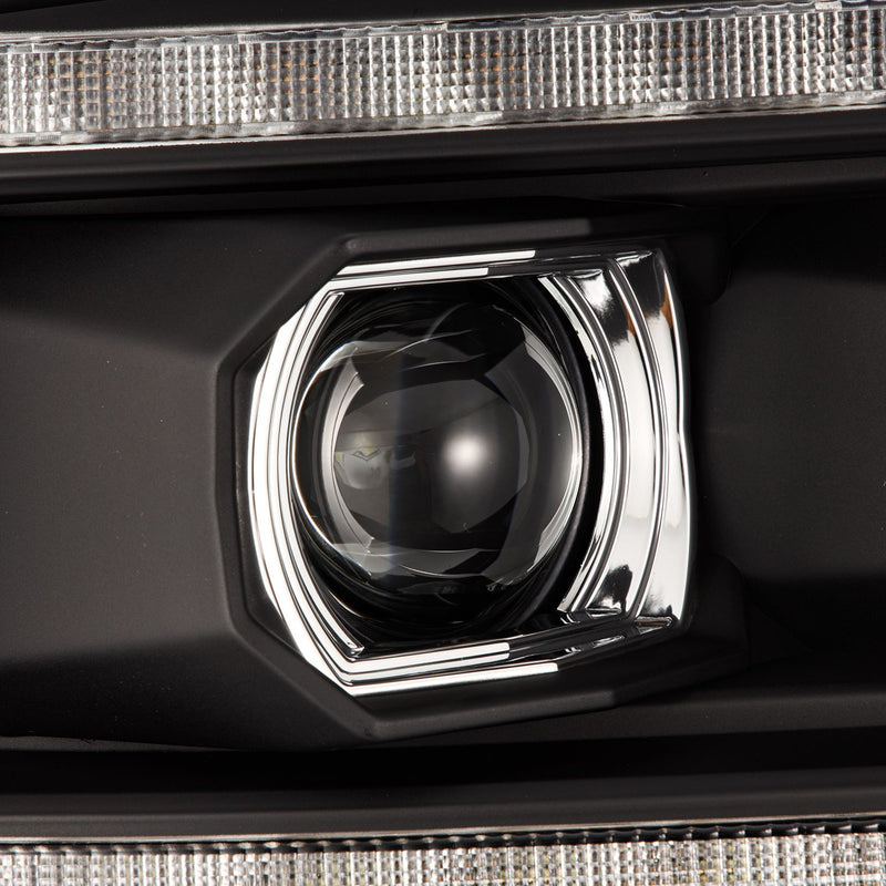 AlphaRex 09-18 Ram Truck (MK II 5th Gen 2500 Style) LUXX-Series LED Projector Headlights Black