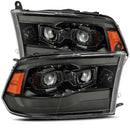 AlphaRex 09-18 Ram Truck LUXX-Series LED Projector Headlights Alpha-Black