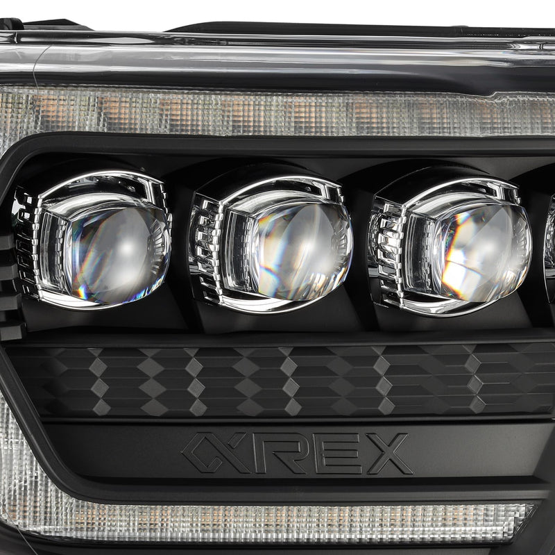 AlphaRex 12-15 Toyota Tacoma NOVA-Series LED Projector Headlights Black