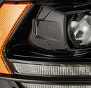 AlphaRex 09-18 Ram Truck LUXX-Series (5th Gen 2500 Style) LED Projector Headlights Alpha-Black