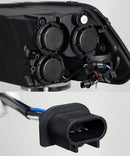 AlphaRex 09-18 Ram Truck LUXX-Series LED Projector Headlights Black