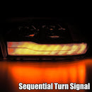 AlphaRex 09-18 Ram Truck LUXX-Series LED Projector Headlights Alpha-Black