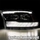 AlphaRex 09-18 Ram Truck LUXX-Series LED Projector Headlights Alpha-Black