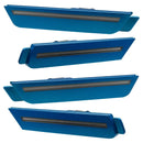 2010-2015 Chevrolet Camaro Concept SMD Sidemarker Set with aqua blue paint and tinted lenses.