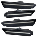 2010-2015 Chevrolet Camaro Concept SMD Sidemarker Set with ashen grey paint and clear lenses.