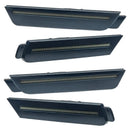 2010-2015 Chevrolet Camaro Concept SMD Sidemarker Set with berlin blue paint and tinted lenses.