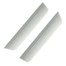 2011-2014 Dodge Charger Concept Sidemarker Rear Set with bright silver metallic paint and clear lenses.