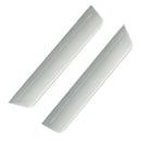 2011-2014 Dodge Charger Concept Sidemarker Rear Set with bright silver metallic paint and ghost lenses.