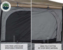Overland Vehicle Systems HD Bushveld Cantilever Hard Shell Roof Top Tent Grey Body & Tan Rainfly