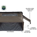 Overland Vehicle Systems HD Bushveld Cantilever Hard Shell Roof Top Tent Grey Body & Tan Rainfly