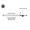 Overland Vehicle Systems HD Bushveld Cantilever Hard Shell Roof Top Tent Grey Body & Tan Rainfly