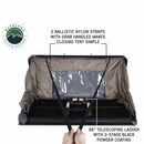 Overland Vehicle Systems HD Bushveld Cantilever Hard Shell Roof Top Tent Grey Body & Tan Rainfly