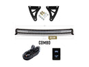 52" Curved LED Light Bar Roof Brackets Kit For 2007-2021 Toyota Tundra
