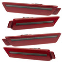 2010-2015 Chevrolet Camaro Concept SMD Sidemarker Set with crystal red paint and tinted lenses.