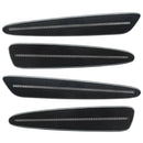 2005-2013 Chevrolet C6 Corvette Concept SMD Sidemarkers with cyber grey metallic paint and clear lenses.