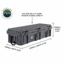 D.B.S. - Dark Grey 117 QT Dry Box With Drain and Bottle Opener