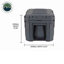 D.B.S. - Dark Grey 53 QT Dry Box with Drain, and Bottle Opener