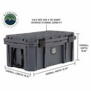 D.B.S. - Dark Grey 95 QT Dry Box With Drain and Bottle Opener