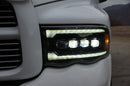 AlphaRex 02-05 Dodge Ram NOVA-Series LED Projector Headlights Black