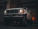 AlphaRex 92-96 Ford F-Series/Bronco NOVA-Series LED Projector Headlights Black