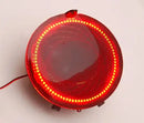 A single Corvette Tail Light with ORACLE halo installed