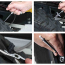 Up Down Air Digital Tire Deflator, Digital Tire Gauge, and 53 Tire Repair Kit - Combo Kit