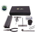 Up Down Air Digital Tire Deflator, Digital Tire Gauge, and 53 Tire Repair Kit - Combo Kit