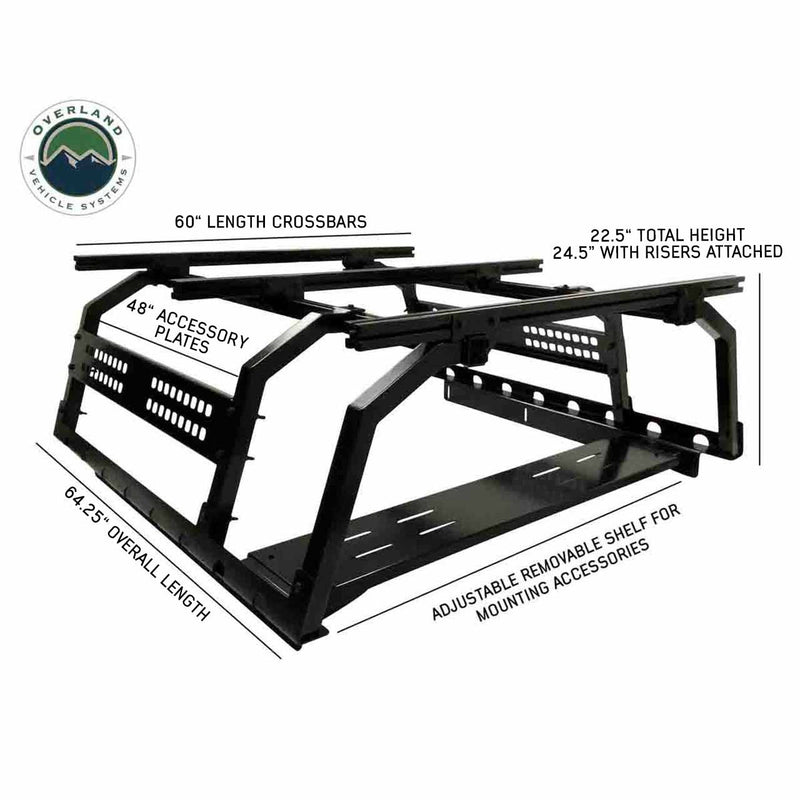 Overland Vehicle Systems Discovery Rack - Full Size Truck Short Bed Application